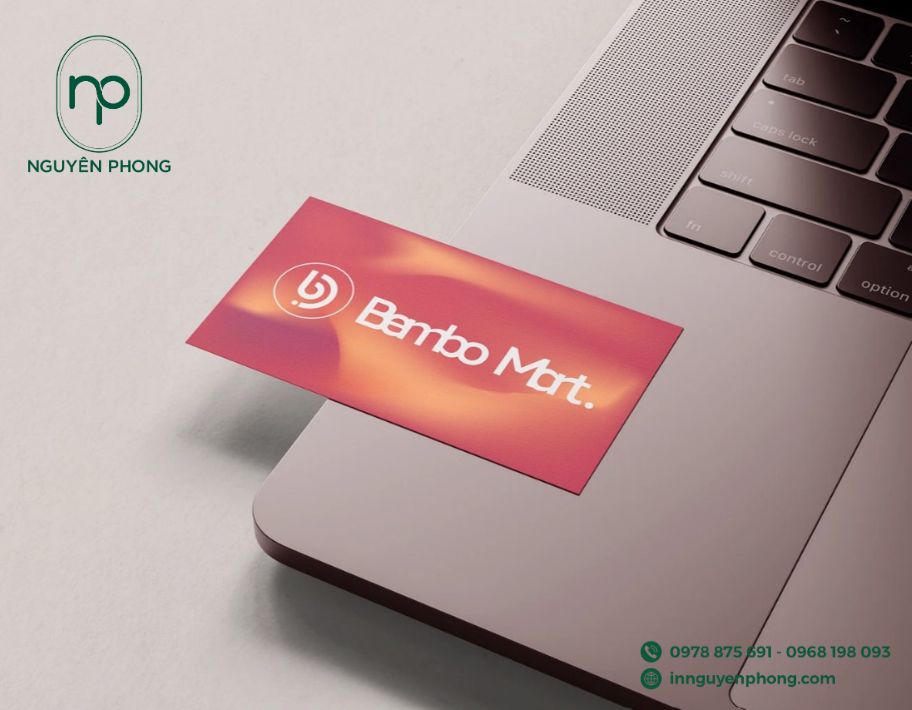 Logo chữ trên card visit